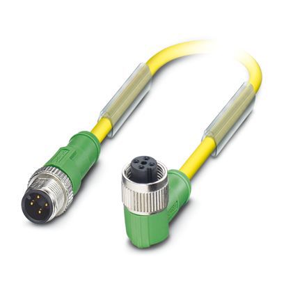 Sensor-Aktorkabel 4p 3m M12 Female abgew M12 PUR Polyurethan (PUR)