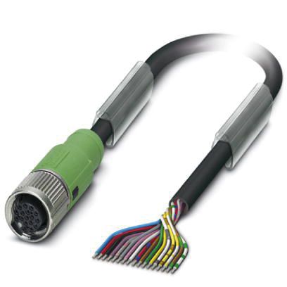 Sensor-Aktorkabel 17p 1,5 M12 Female ger fr.Ende 1,5m Polyvinylchlorid (PVC)
