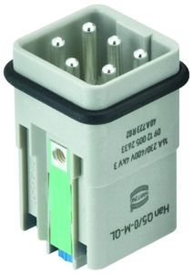 Kontakteinsatz Stift Han Q 5p Federzug 16A 600V 0,5-2,5qmm