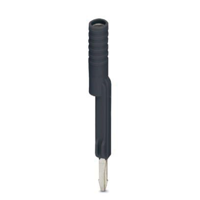 Prüfstecker 1p Ø4mm sw