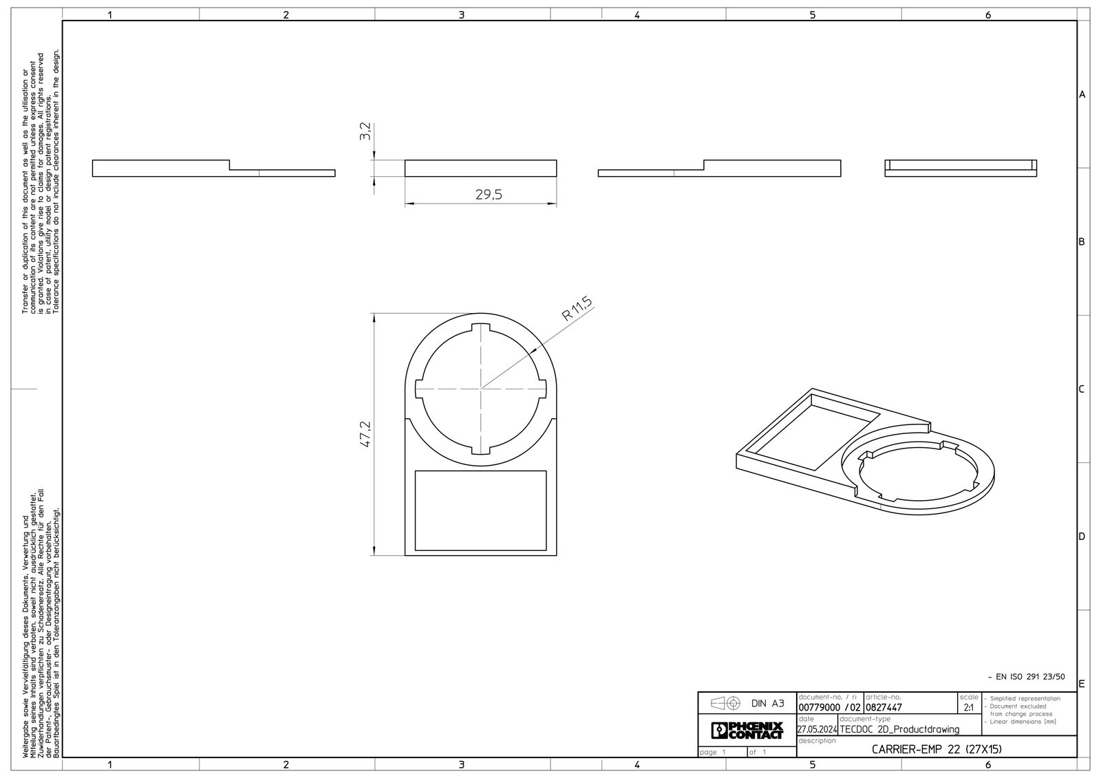 Klemmenmarkierung sw RM=29,5mm unbedr