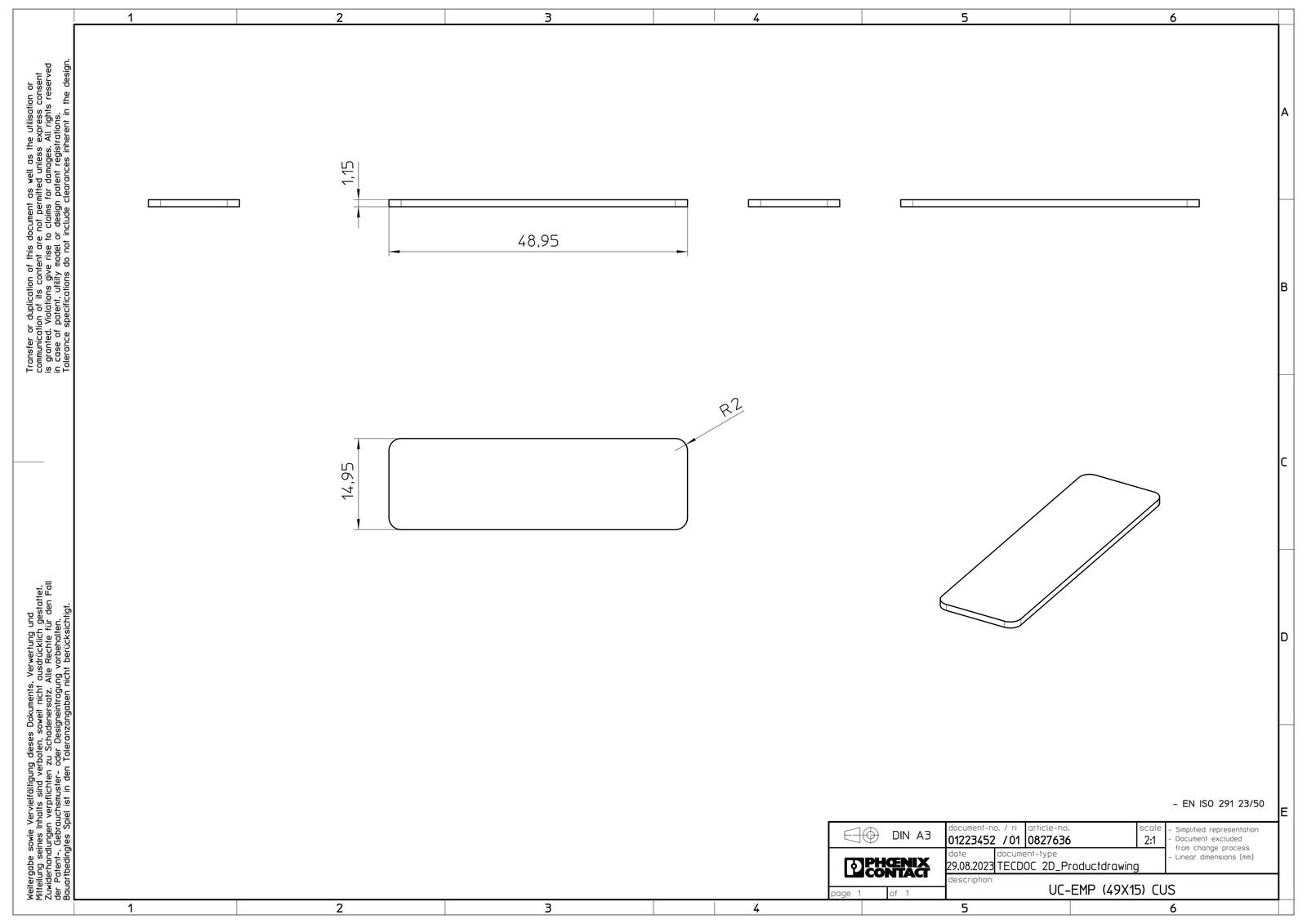 Klemmenmarkierung ws RM=15mm unbedr horiz/vert