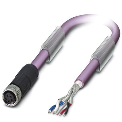 Sensor-Aktorkabel 5p 2m M8 Female abgew fr.Ende Polyurethan (PUR) hfr