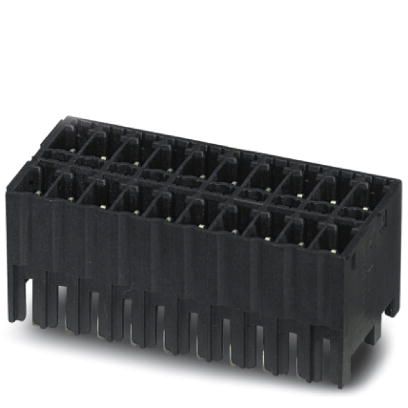 Platinenstecker Stift 10p sw 2re 3,81mm zinn THR fester Steckverbinder