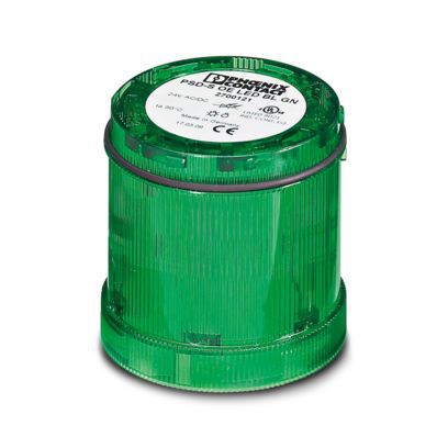 Blinklicht LED gn Ø70mm IP65 24V/50Hz UC