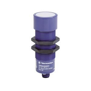 Ultraschall Taster 12-24V DC 51-991mm NPN M12 Zyl Gew Teach-In