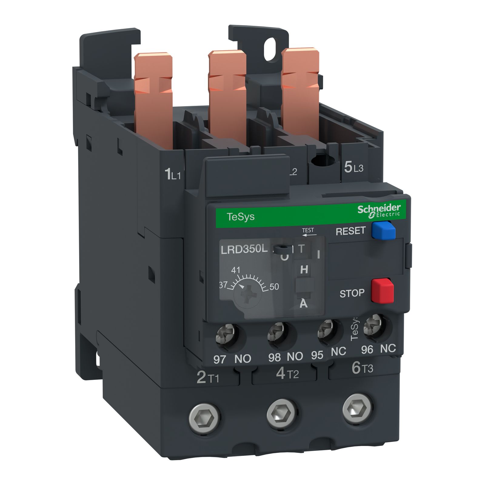 Überlastrelais therm 37-50A 1S/Hilf Direktanb/Einzel 1Ö/Hilf CLASS10 Schraub