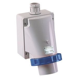 CEE-Aufbaugerätestecker Acti9 2p 32A 32A 230V/bl 6h IP67 Schraubkl abgew Kst