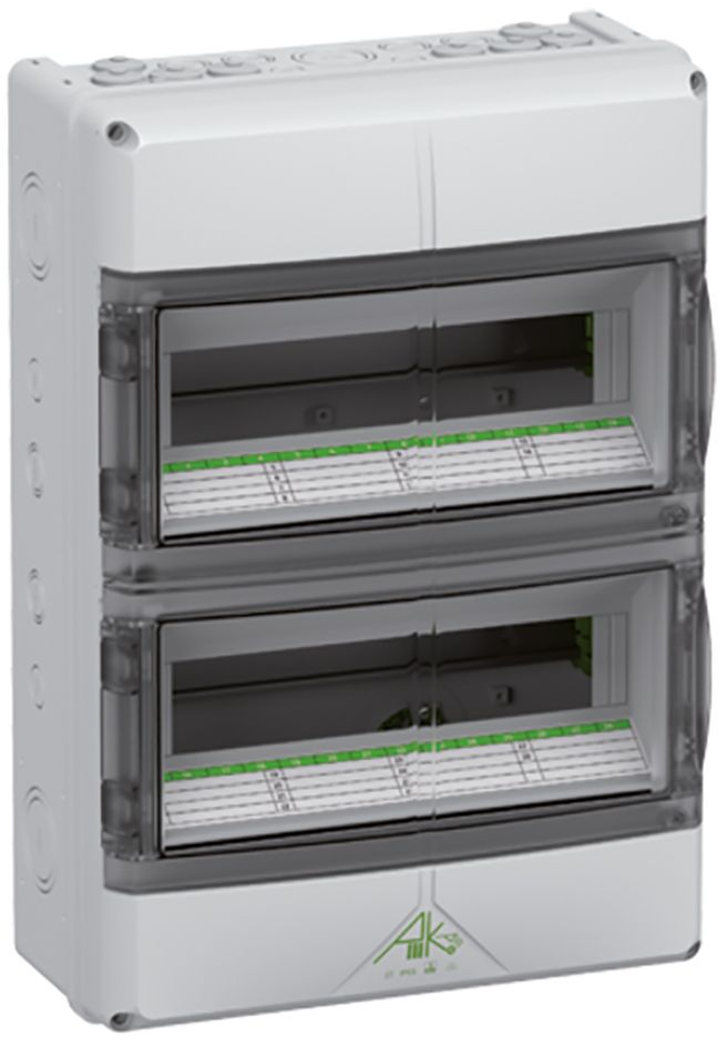 Kleinverteiler AP 2x14TE Kst IP65 ET95mm 315x450x155mm REG