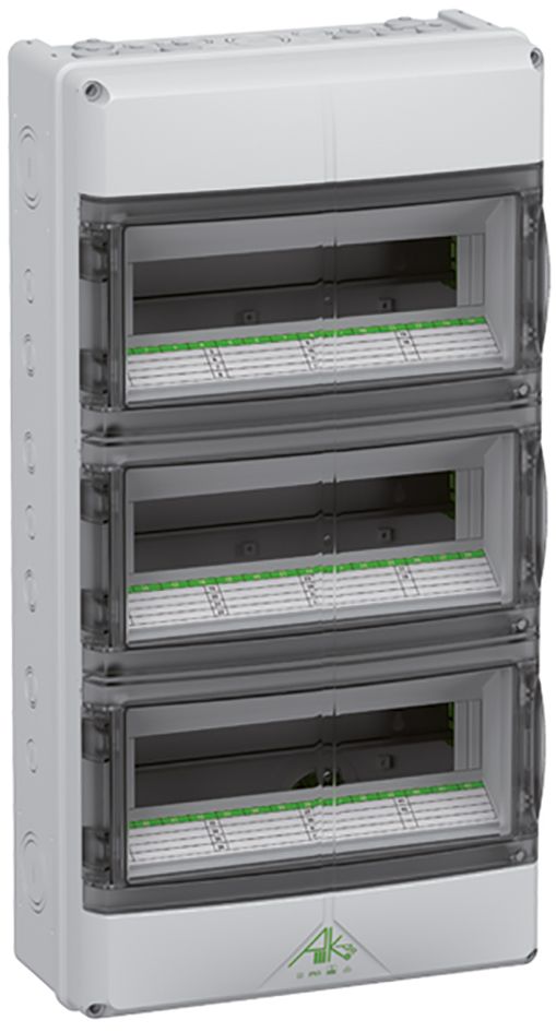 Kleinverteiler AP 3x14TE Kst IP65 ET95mm 315x600x155mm REG