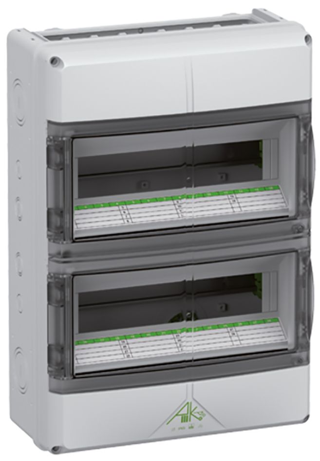 Kleinverteiler AP 2x14TE Kst IP65 ET95mm 315x450x155mm REG