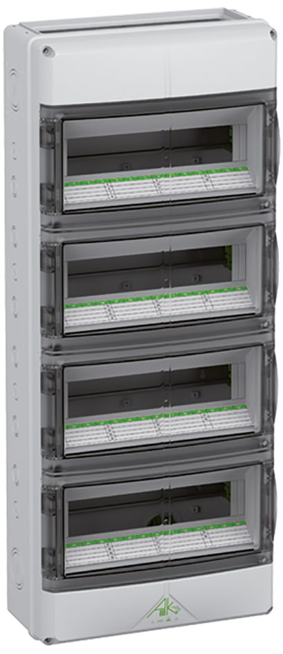 Kleinverteiler AP 4x14TE Kst IP65 ET95mm 295x730x155mm REG