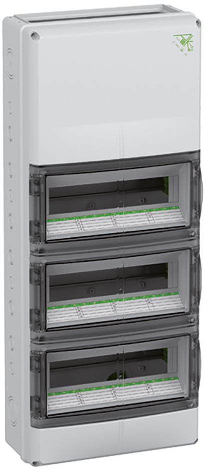 Kleinverteiler AP 3x14TE Kst IP65 ET95mm 315x750x155mm REG