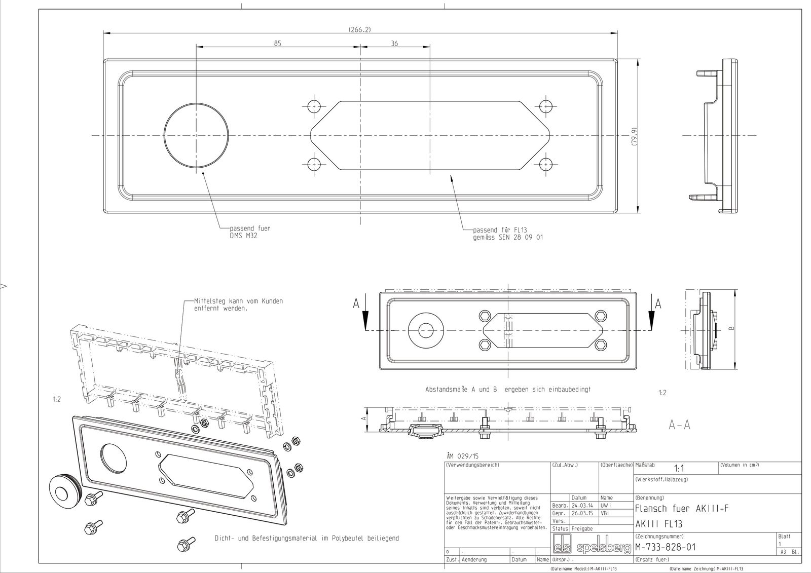 Verbindungsflansch Ersatzteil Zubehör