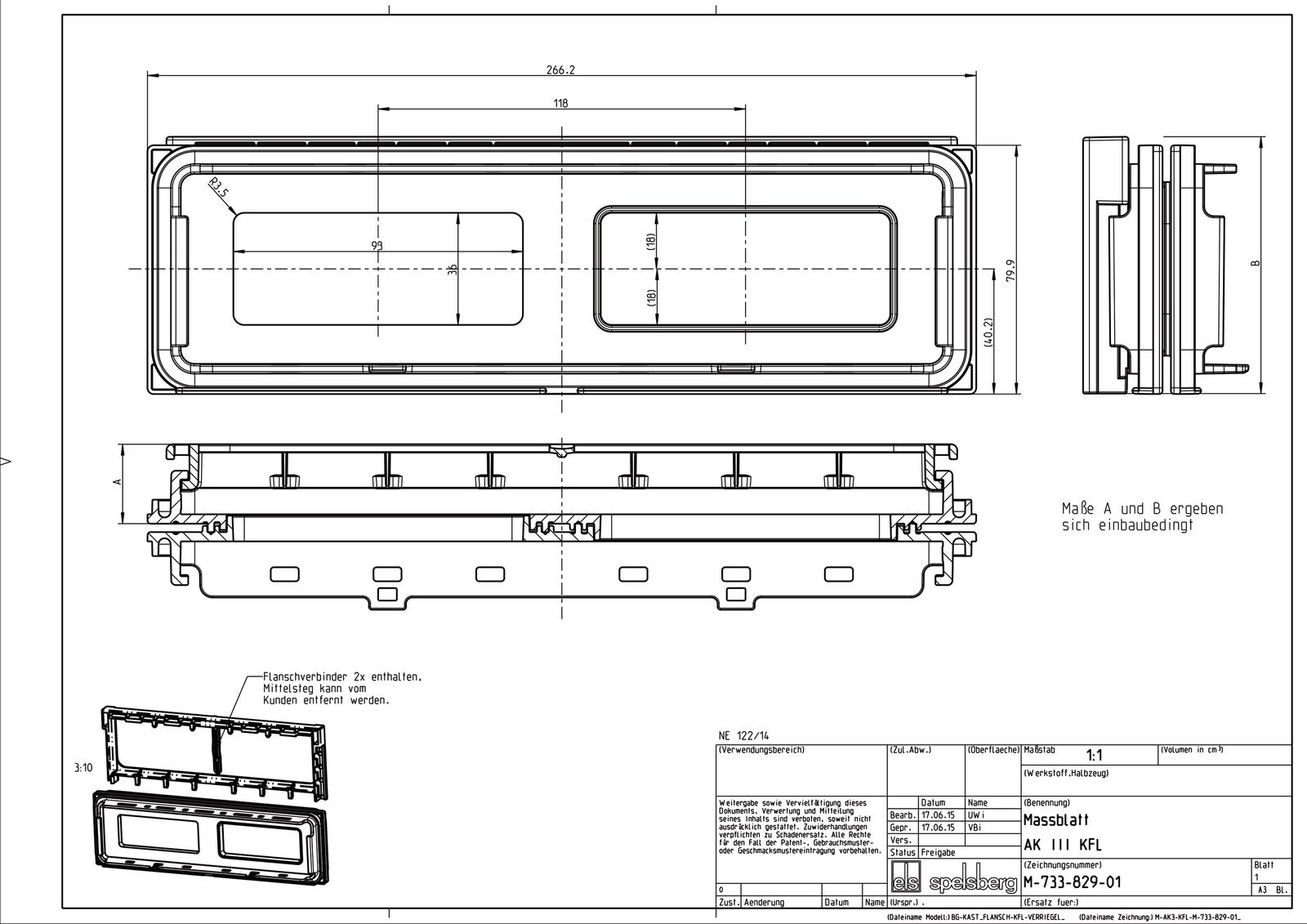 Verbindungsflansch Ersatzteil Zubehör