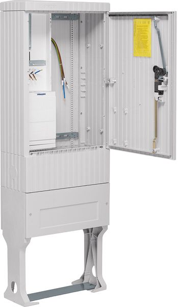 Komplettschrank AP 1Z 1stö 2Feld IP44 m.Schiene 1710x583x277mm