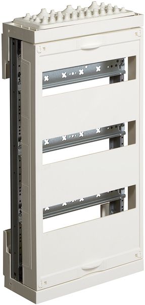 Verteilerfeld 3x12TE 250x450x120mm m.Ausschn m.N-PE-Klemmen m.Abdeck