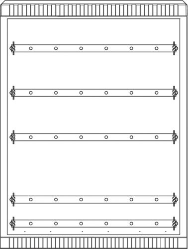 Festplatzverteilerschrank Gr.1 ortsfest 1-türig