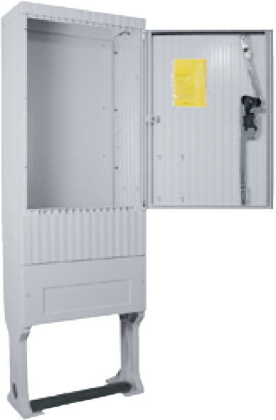 Standgehäuse GFK IP44 B582xH1710xT277mm ET277mm m.MPL geschl