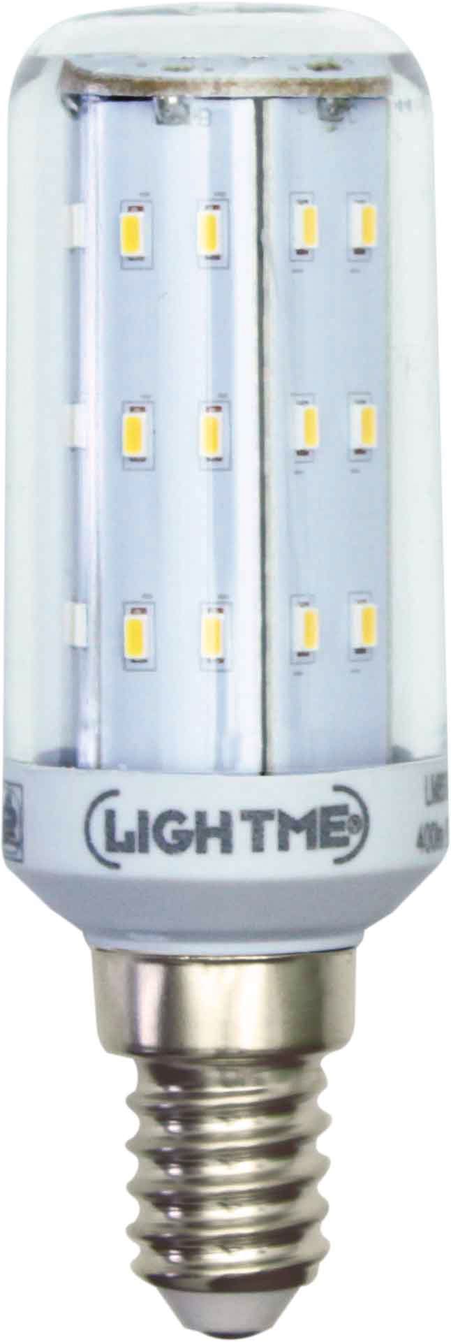 LED-Röhrenlampe E14 4W 3000K 400lm F kl 270° ws AC Ø30x89mm 220-240V