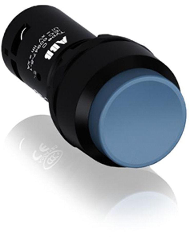 Drucktaster 1f bl rnd Ø22mm 1Ö IP66 hoch Tastend