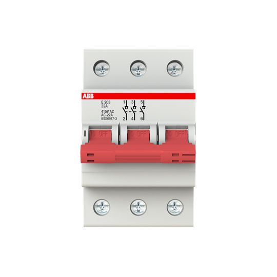 Ausschalter REG 3S 32A 400V 3TE