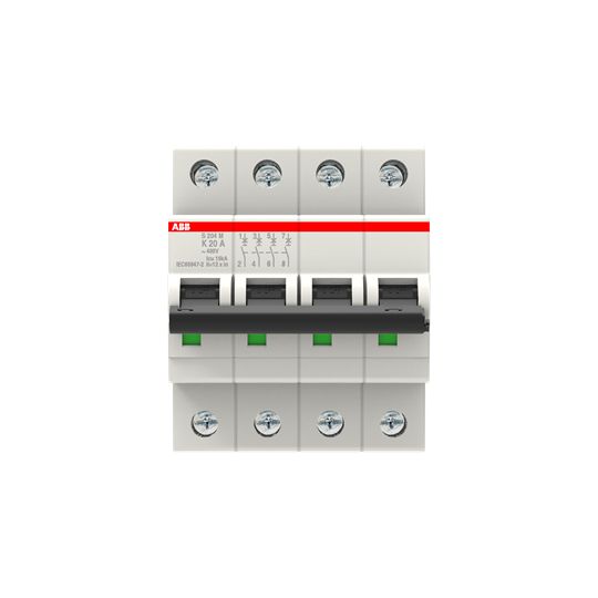 Leitungsschutzschalter AC K 20A 4p 400V 4TE 50Hz Zusatzeinrichtungen möglich