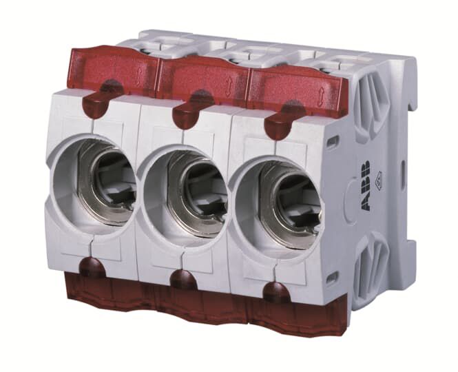 D0-Sicherungssockel 3p D02 REG 16A 400V Kst m.Abdeck