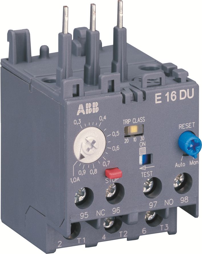 Überlastrelais elektr 5,7-18,9A 1S/Hilf Direktanb 1Ö/Hilf einstellb