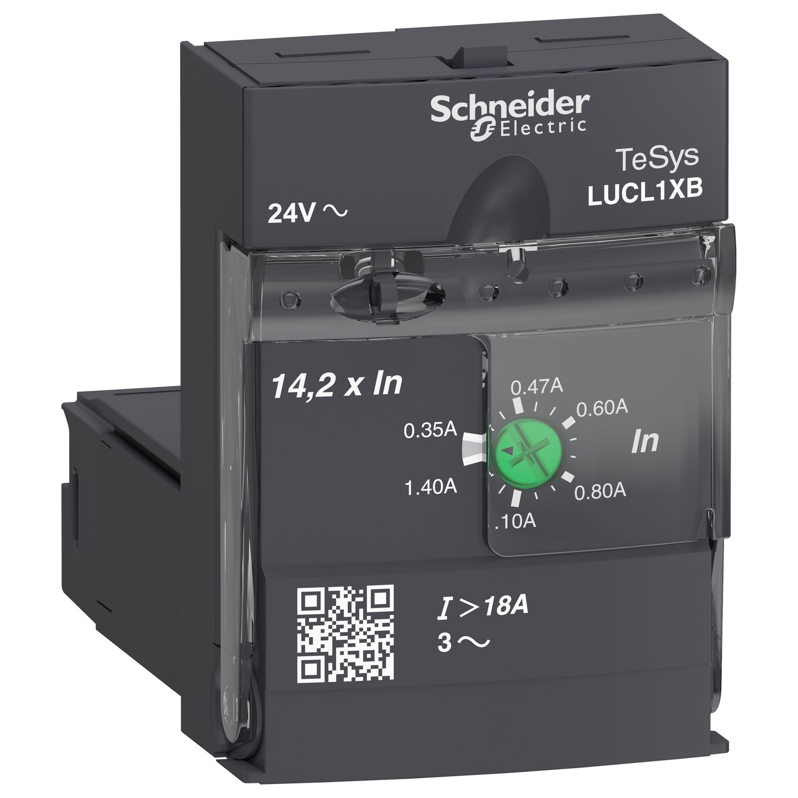 Motorstarterkombination 0,25kW 24V AC 0,35-1,4A IP20