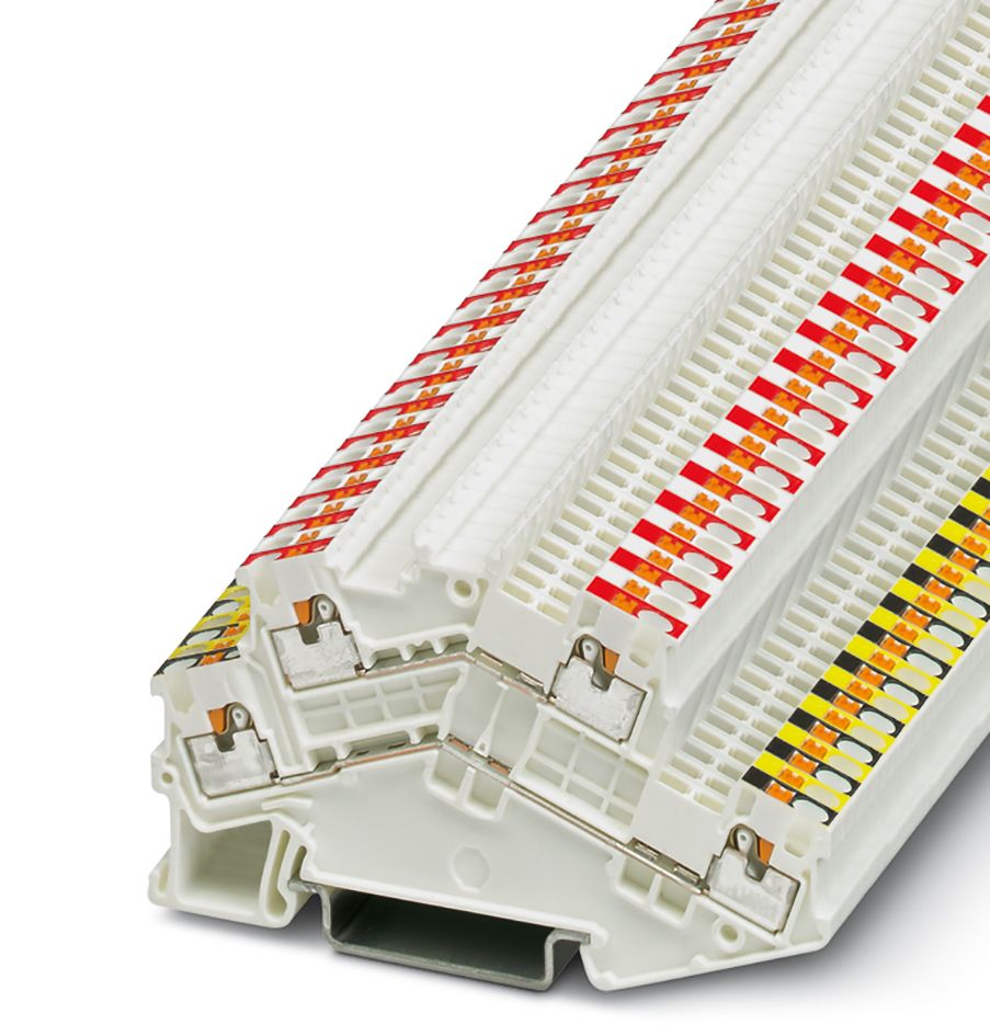 Reihenklemme 0,14-1,5qmm 2Etagen gr 16A TS35 Hutschiene TH35