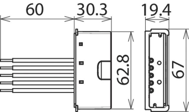 Überspannungsableiter 230VAC 1,5kV 5kA Direktmont opt