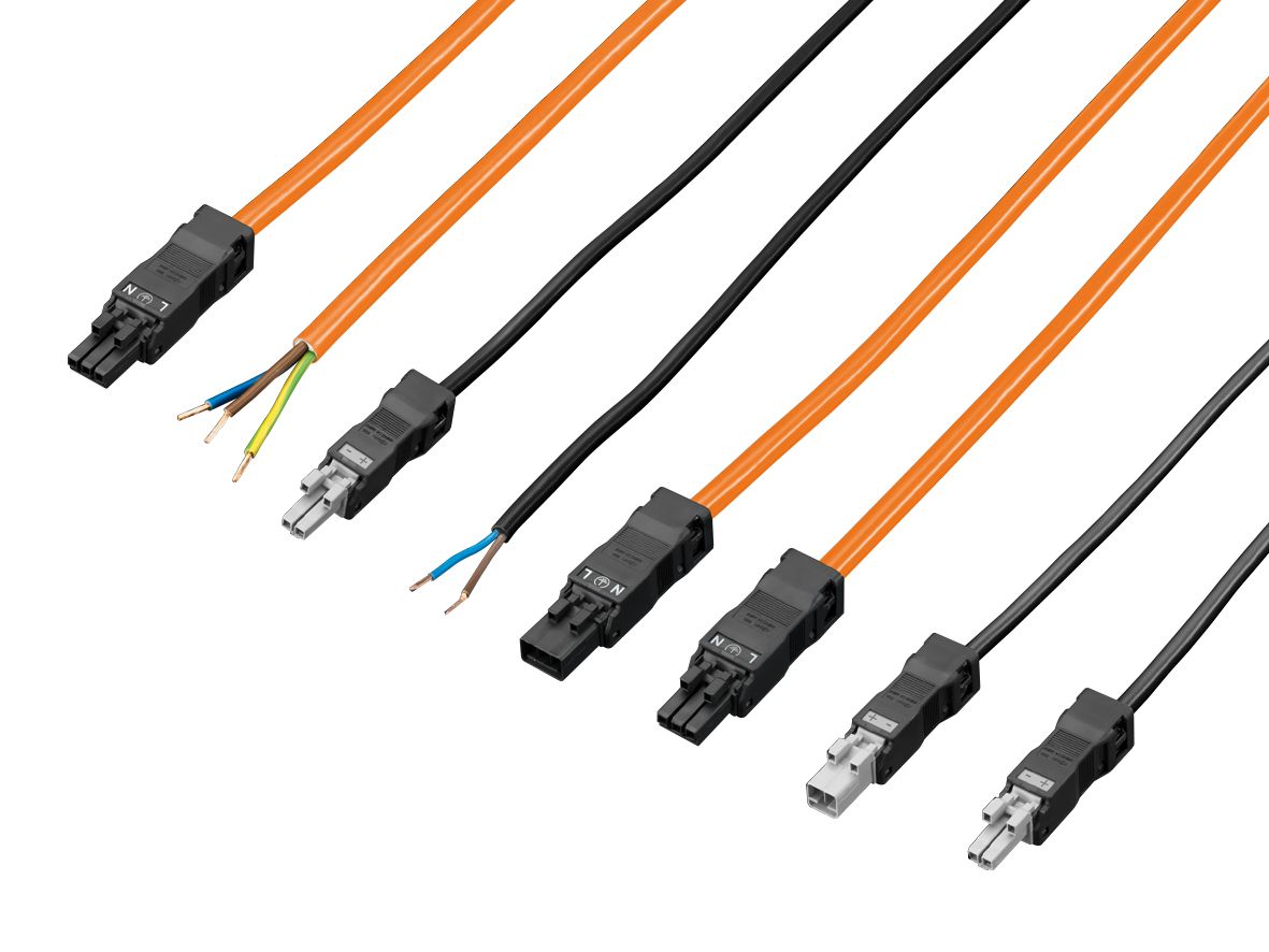 Durchgangsverdrahtung sw 2x1,5qmm 1000mm