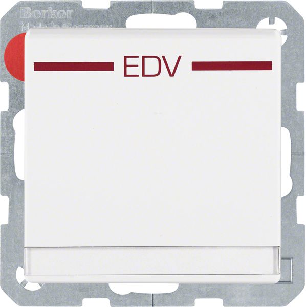 Steckdose 1f polws samt Q.1/Q.3 UP m.BS EDV Mit erhöhtem Berührungsschutz Klappd