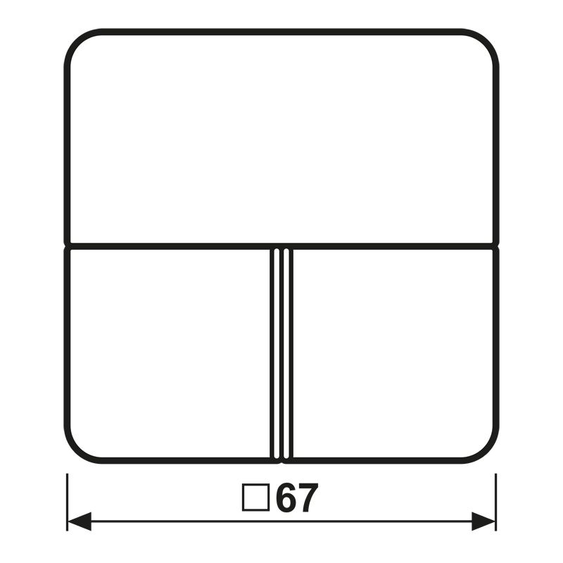 Taste 3t Schalter CD aws glz