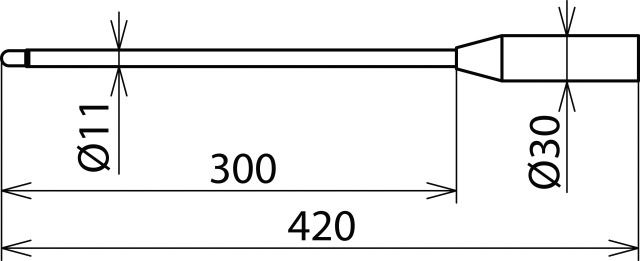 Sonden für Spannungsprüfe 3-24kV Kst 420mm
