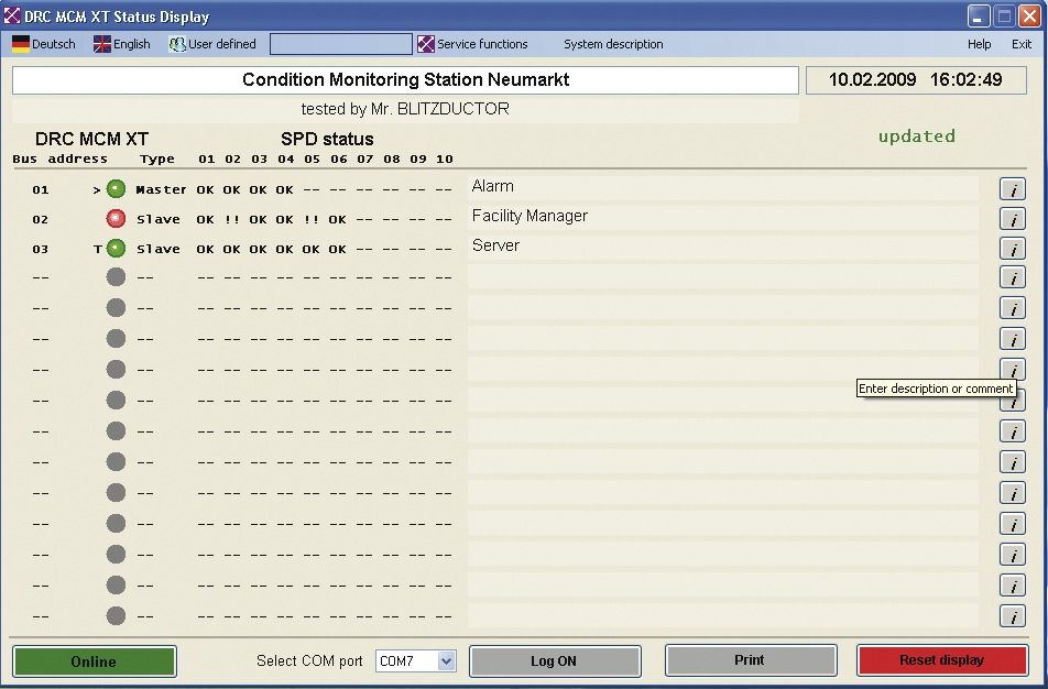 Prüfadapter DEHNrecord opt Informationstechnik