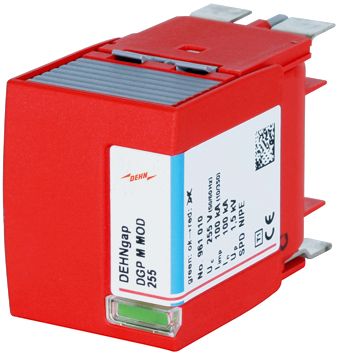 Blitzstromableiter TT 255VAC 1,5kV 100kA Basiselem Netzform TT opt