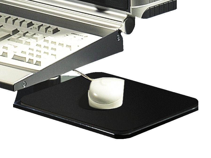 Mausablage Metall RAL7035