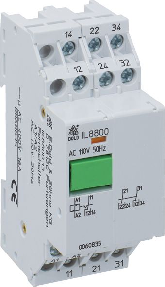Stromstoßschalter 220VDC 2TE 16A 230-400V REG mech.Schalt