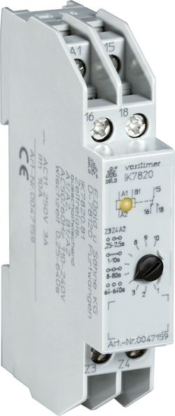 Zeitrelais 24V/AC 0.25s-10.7m ausschWisch Funktion ausschaltwischend