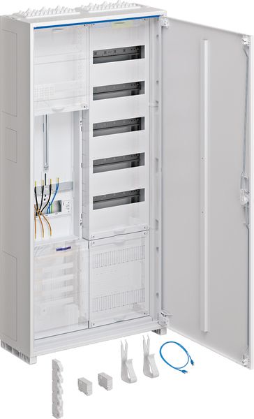 Komplettschrank AP/UP 1Z 1stö 2Feld IP44 SS_5p TH Thüringen 1100x550x205mm