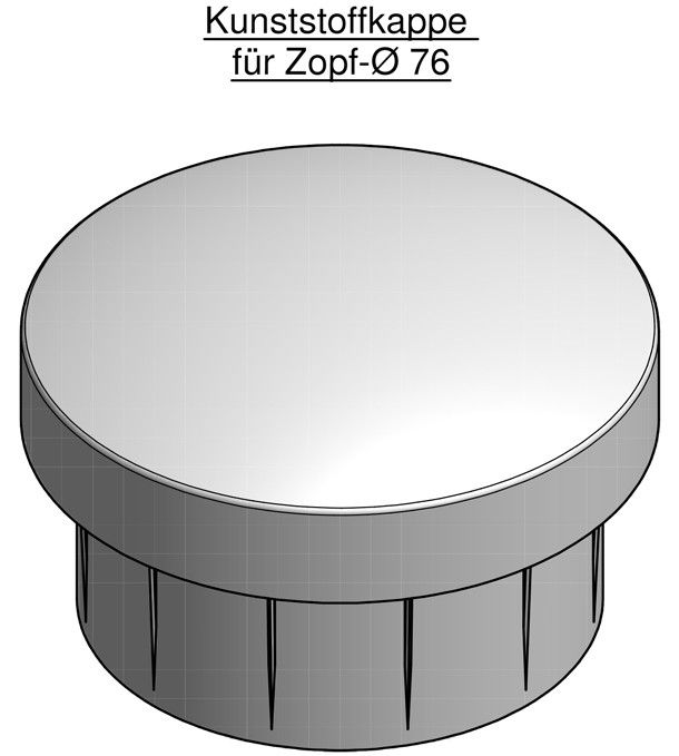 Abdeckkappe 76mm 76mm Kst Zubehör