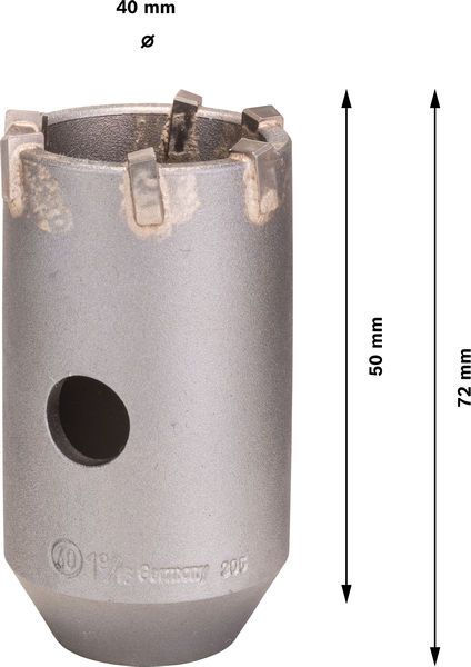 SDS-Bohrkrone Hartmetall Ø40x50mm