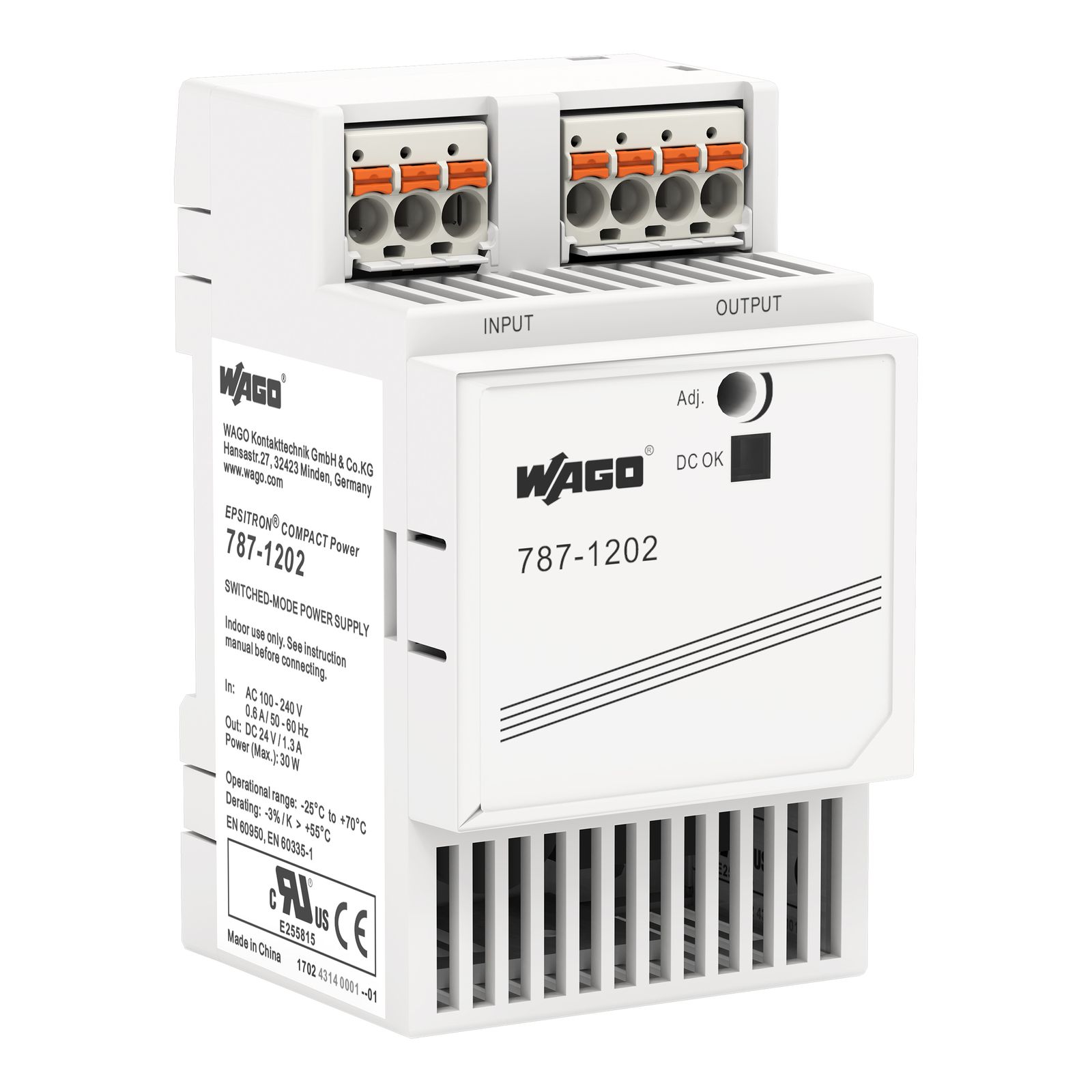 Gleichstromversorgung REG EPSITRON 1,3A 22-26V 31W f.Reiheneinb 90-264VAC/DC 3TE