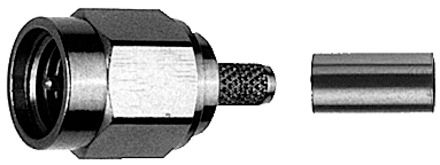 SMA-Stecker Rundkabel 50O Löt/Crimp 50Ohm