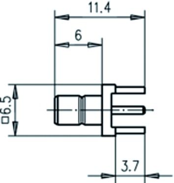 SMB-Stecker Rundkabel 50O 50Ohm