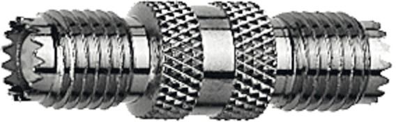 Koax-Kupplung Mini-UHF Buchse/Buchse 50Ohm ger