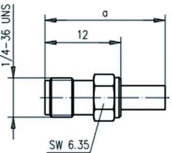 SMA-Buchse Rundkabel 50Oh