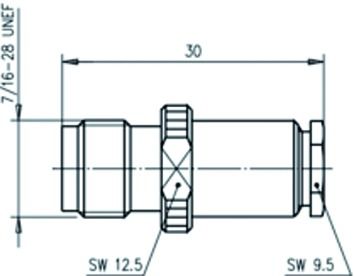 TNC-Buchse RG58 50Ohm